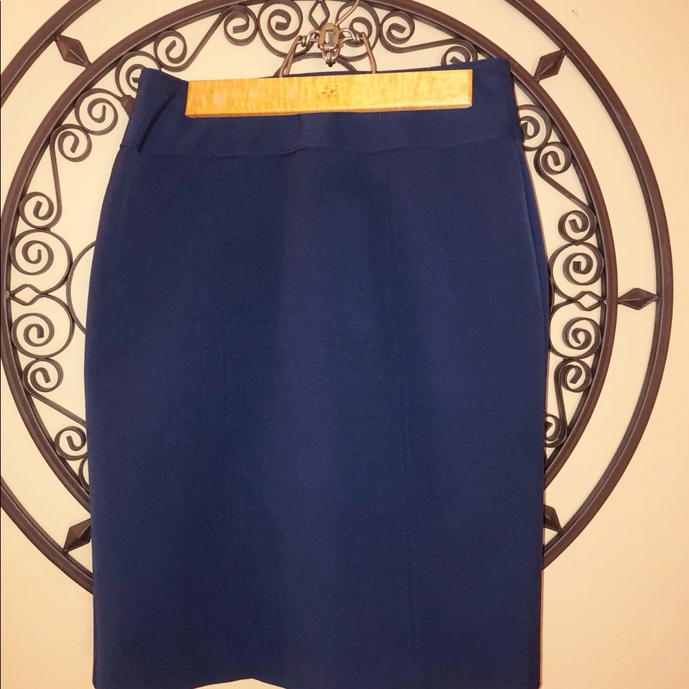 Sold Starlet Blue Stretch Pencil Skirt, Sz. 4